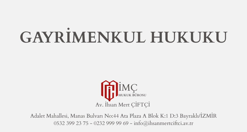 GAYRİMENKUL HUKUKU