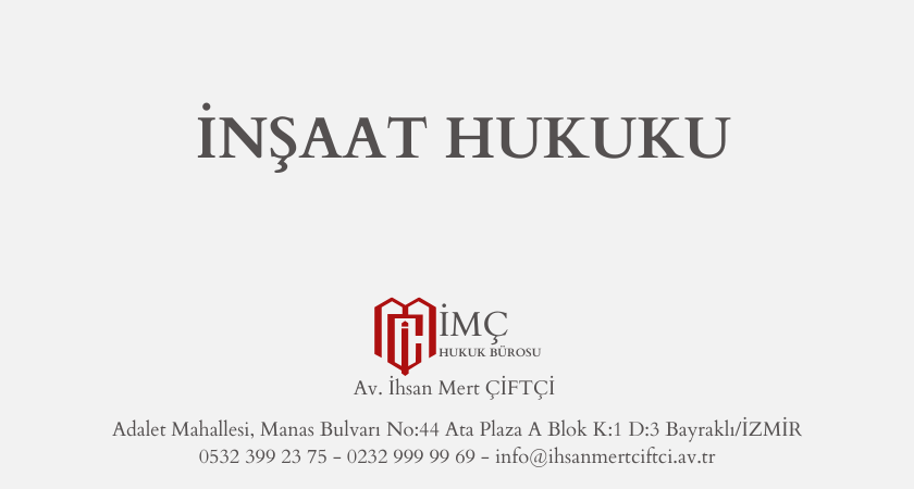 İNŞAAT HUKUKU
